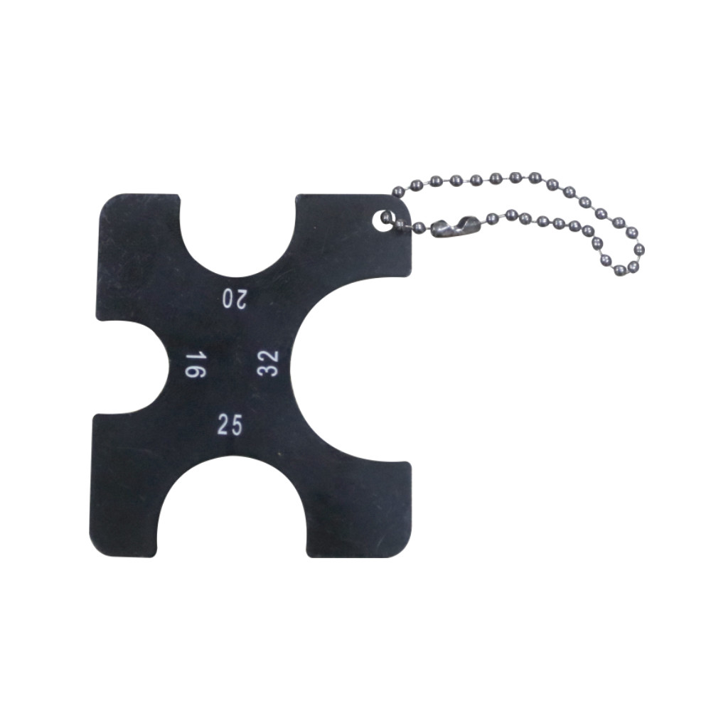 Easy Carry Black Pipe Caliper Gauge Tool 4 In 1 DL-1232-24 Measure Pipe Diameter