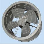Electric Round Industrial Wall Mount Suction Extractor Axial Flow Blower