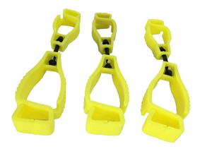 China Colorful Plastic Glove Clips For Maintains Gloves Shape High Flexibility wholesale