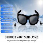 1080P HD Bluetooth Video Sunglasses For Outdoor Sports Photo Taking, Recording,