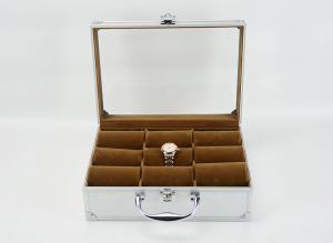 China Aluminum Acrylic Watch Storage Case Watches Carrying Box wholesale