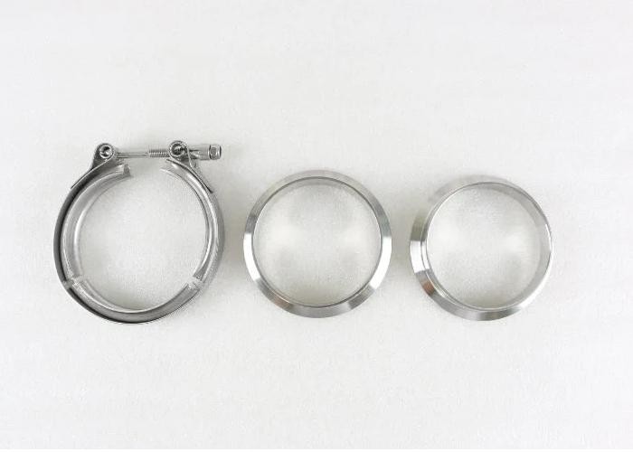 Custom V Band 3 Inch Exhaust Clamp Flange Heavy Duty Tube Clamp Iso Certified