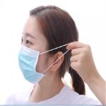 High Breathability Disposable Face Mask , 3 Ply Non Woven Face Mask