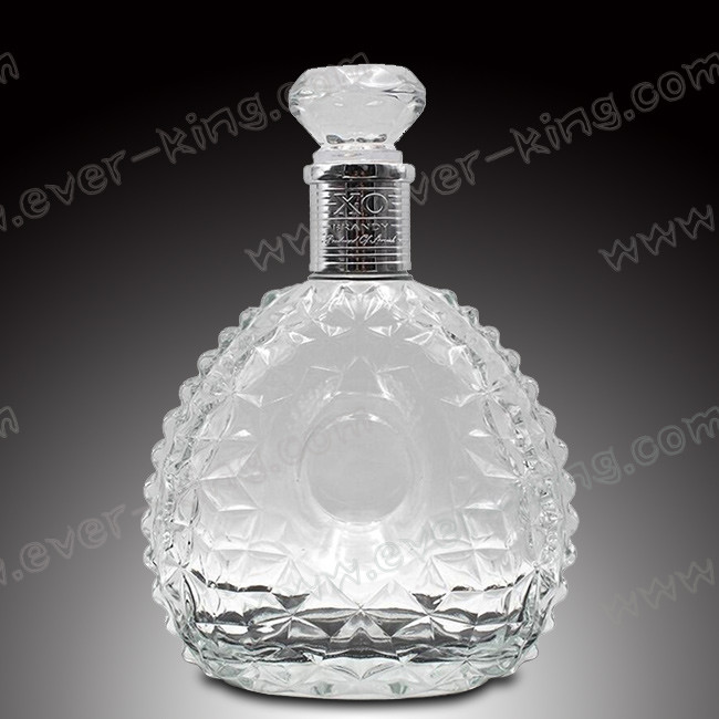 New Designed 750ml Glass Bottle For Luxury Liquors