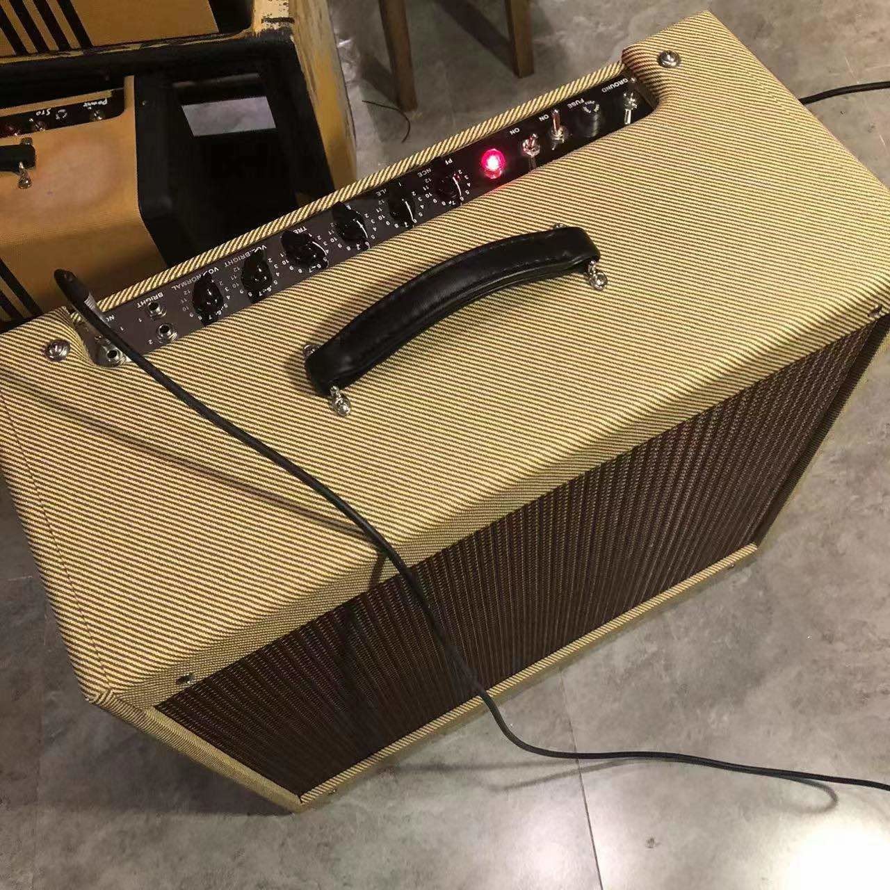 CUSTOM FENDER 5F6A STYLE 59 BASSMAN LTD 4X10 HANDWIRED ALL TUBE GUITAR AMP COMBO