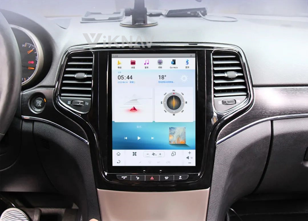 10.4 Inch Android Auto Stereo For 2013-2020 Jeep Grand Cheroke Navigation GPS Multimedia DVD Player Wireless Carplay