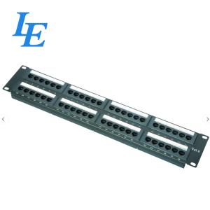 China 19 Inch Rackmount Cat5e 110 Style Patch Panel wholesale