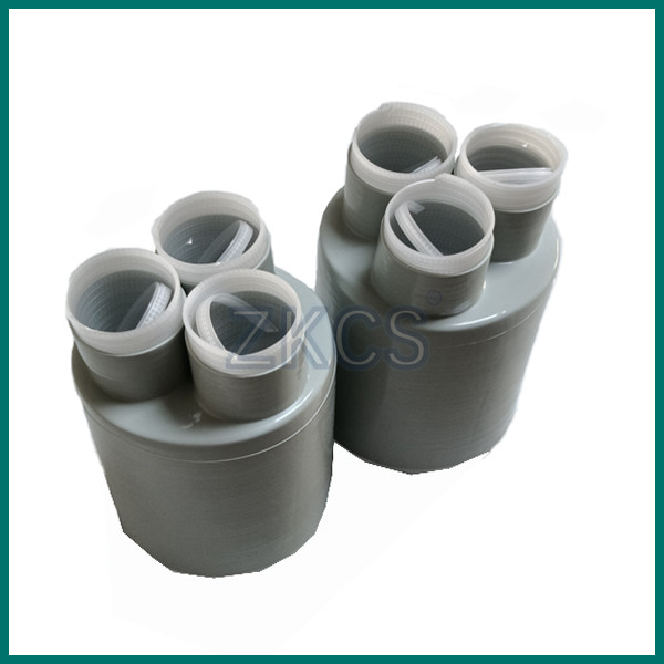 3 Finger Light Grey Silicone Rubber Cable Breakout Boots Breakout Cable