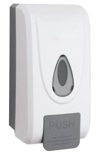 China Hospital White 1000ML 35 Oz Wall Mounted Soap Dispenser wholesale