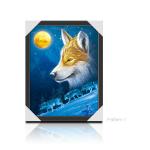 Hotel Decoration Lenticular Flip Picture / 0.6mm PET 3 In 1 3D Animals Photos
