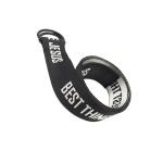 150mm Width Cotton Canvas Belt Black Woven Belt Mens 38mm