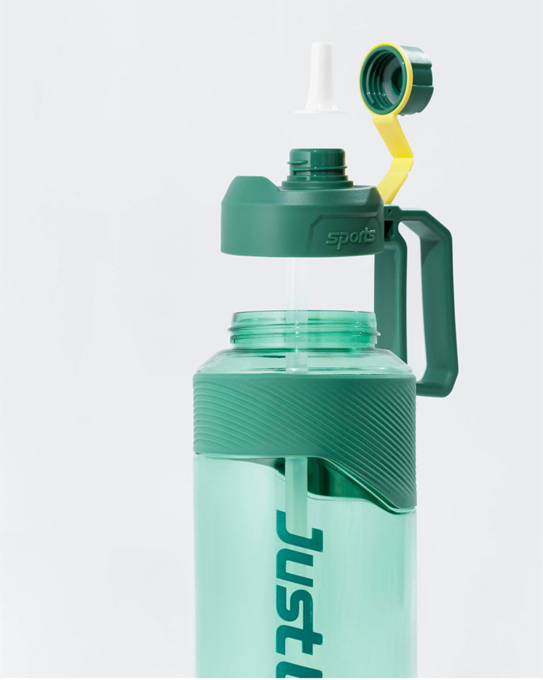 IFUN Large Outdoor bike 1 Litre Cycling Water Bottle With Handle And Straw