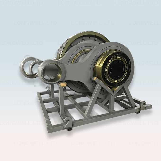 Connection Rod Mud Pump Crankshaft HONGHUA HHF1600 Mud Pump Spare Parts Alloy Steel