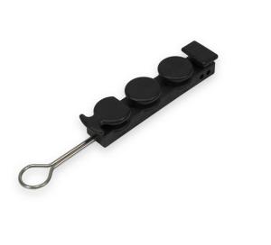 China Plastic Flat Fiber Optic Drop Cable Clamp For FTTH wholesale