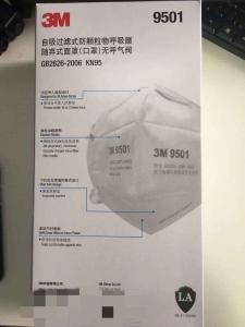 China 3M KN95 9501 HEALTH CARE PARTICULATE RESPIRATOR AND SURGICAL MASK wholesale