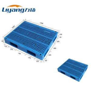 China Euro HDPE Rackable Plastic Pallets 1000*1200mm Large Reversible wholesale