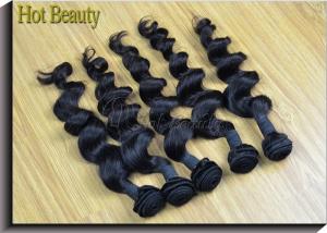 China Unprocessed 5A Virgin Malaysian Hair Natural Wave With Natural Color wholesale