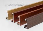 Custom Wood Grain Copy Aluminium Picture Frame Mouldings Profiles