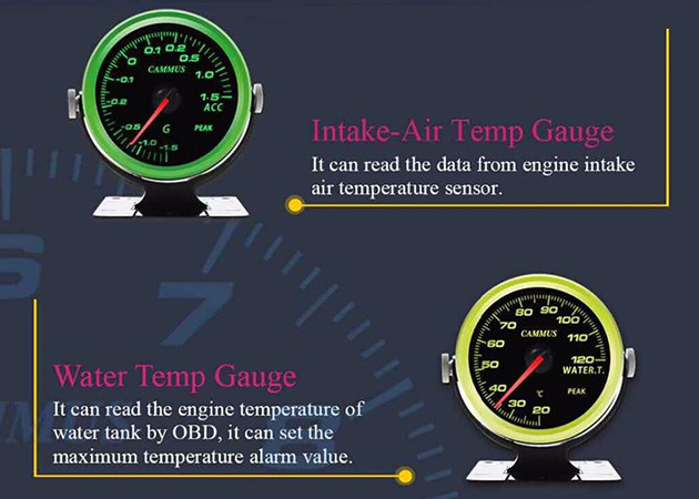 2 Inch Oil Pressure Autometer Mechanical Water Temp Gauge OEM