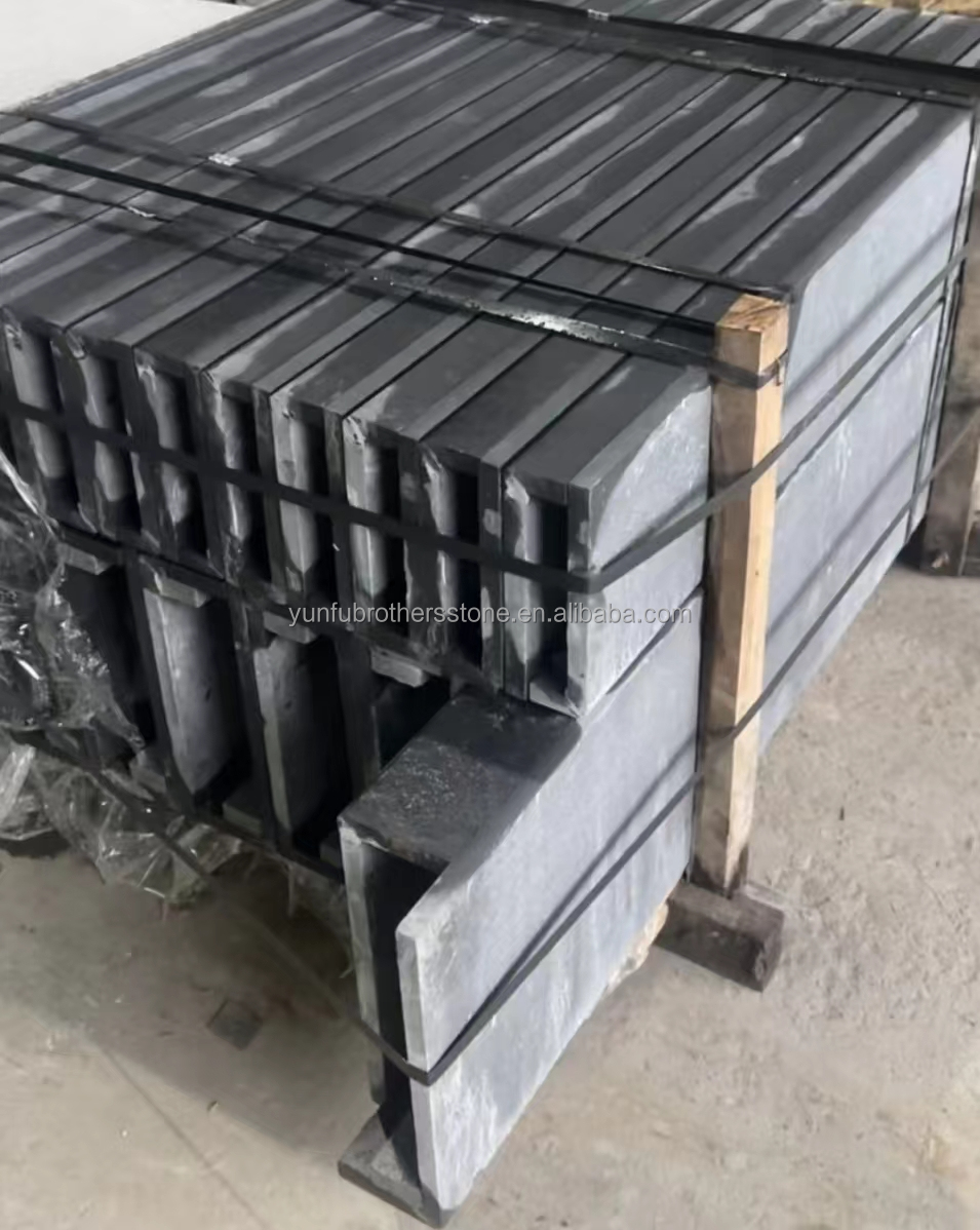 Modern Design Style Shanxi Black Granite Blocks 18mm Thick Absolute Black Granite Slab
