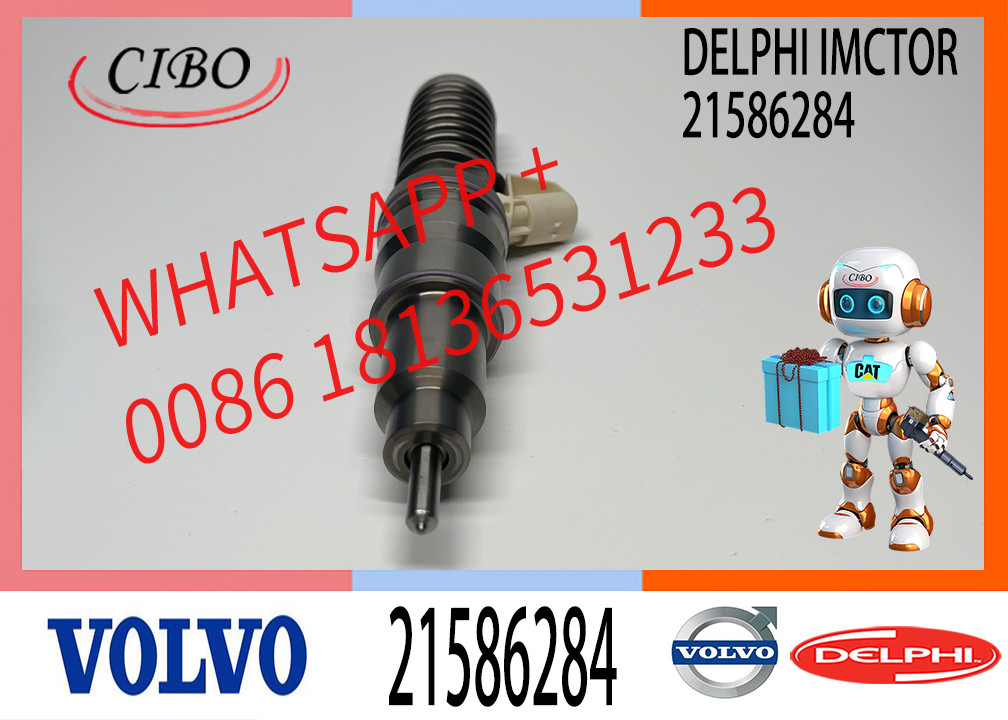 Fuel Injector 21586284 03829087 3829087 20544186 BEBE4C08001 For EC460B EC360B Truck FH12