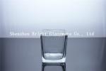 Square glass candle holder for decoration
