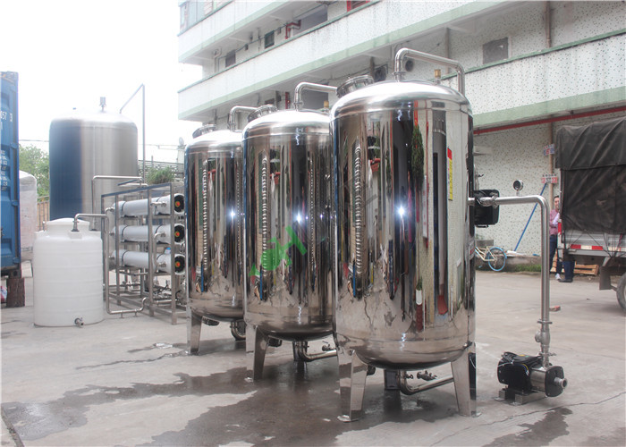 HMI Touch Control 6T Reverse Osmosis Plant With CIP Wash Equipment&UV Sterilizer