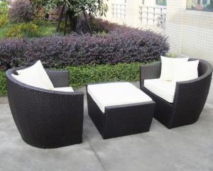 China Leisure Aluminium PE Rattan Wicker Sofa sets Outdoor Garden Backyard wicker Patio sofa furniture on sale