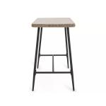 Modern Design AJUNION Metal 4 Seater Garden Bar Set Rattan Weave Outdoor Dining