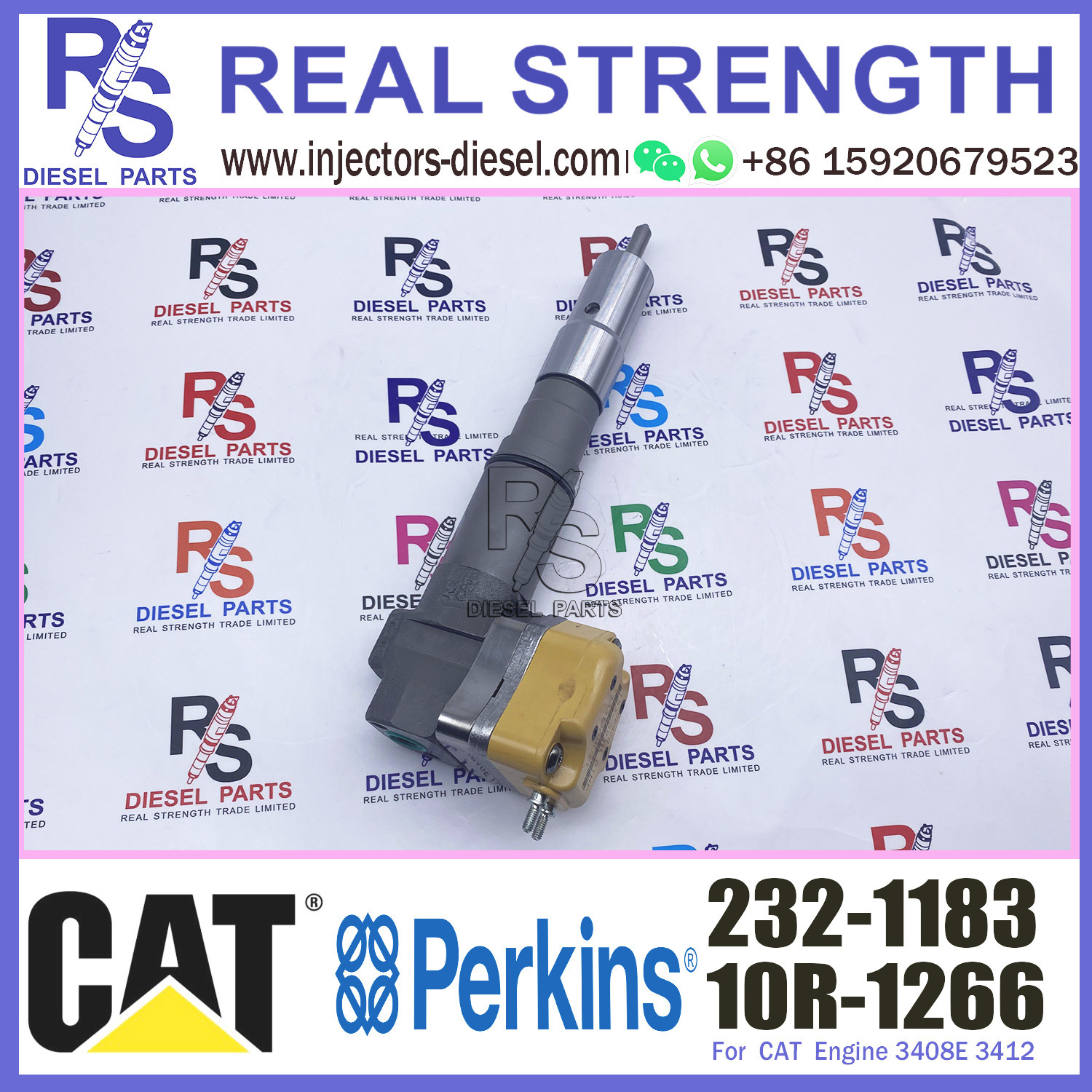 232-1171 Common Rail Diesel Fuel Injector 232-1183 10R-1267 Cat Engine Rebuild Kits