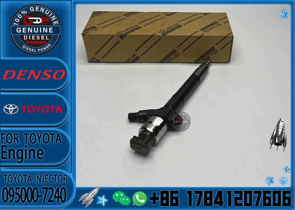 Diesel Fuel Engine Injector 095000-7240 23670-0R110 095000-7250 23970-09200 for Toyota Avensis 2.2 D 2AD-FTV engine