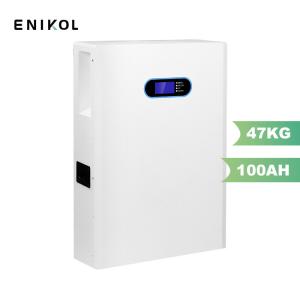 China 48V 100AH LiFePO4 Battery High Capacity Lithium Ion Battery Wall Mounted Power Storage wholesale