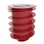 Spiral beach bucket portable beach storage bucket