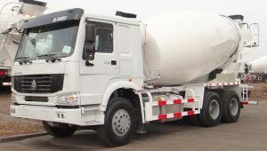 China White Color Concrete Mixer Truck 10 CBM With HW76 Cabin ISO Standard wholesale