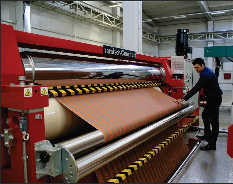 Low Noise Automatic Nonwoven Car Carpet Making Machine , 130kw - 280kw Power