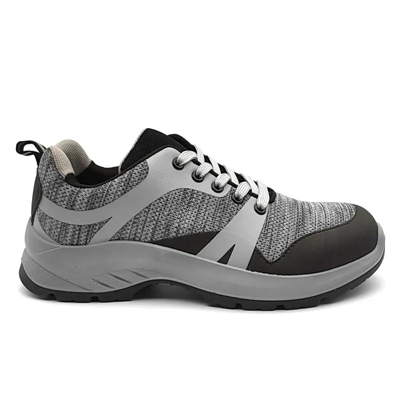 Breathable Sports Fashion Steel Toe Shoes Anti Impact Fly Knit Shoes Fly Knitting