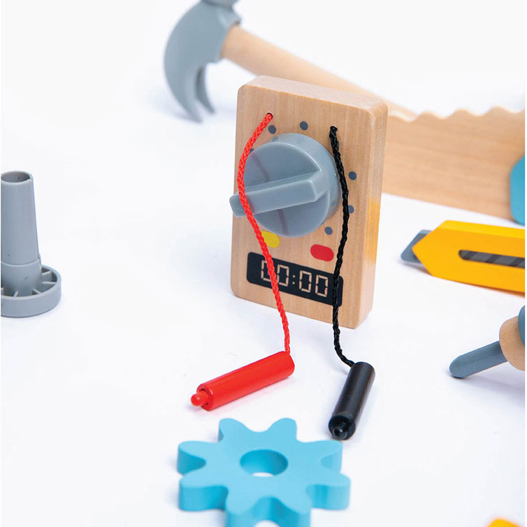 Wooden Toy Children Role Playing Engineer Set for Unisex Repairer Simulation Home Set