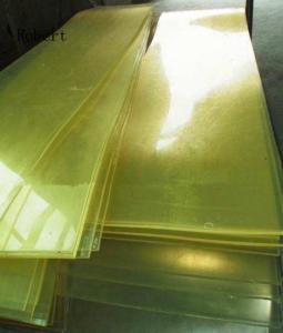China Abrasion Resistance PU Urethane Rubber Sheet Material 2mm - 100mm Thickness wholesale