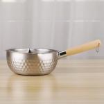 Non Stick Japanese Sauce Pan Stainless Steel Restaurants Soup Cooking Pot With