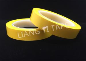 China Yellow PET Film Backing Acrylic Adhesive Die Cut Masking Tape wholesale