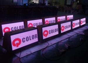 China 3G P5 Led Taxi Top LED Display , Two Side Taxi Rooftop Advertising Signs Board wholesale