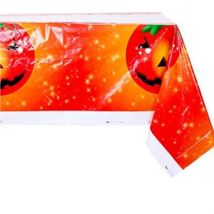 China Square SGS PEVA Plastic Halloween Table Cover For Party wholesale