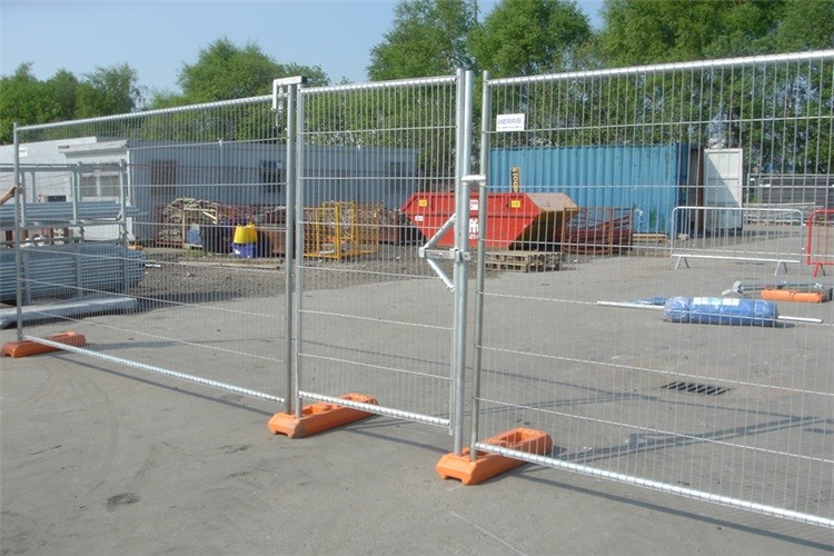Construction Temporary Security Fence Galvanised Steel Temp Fence Panel