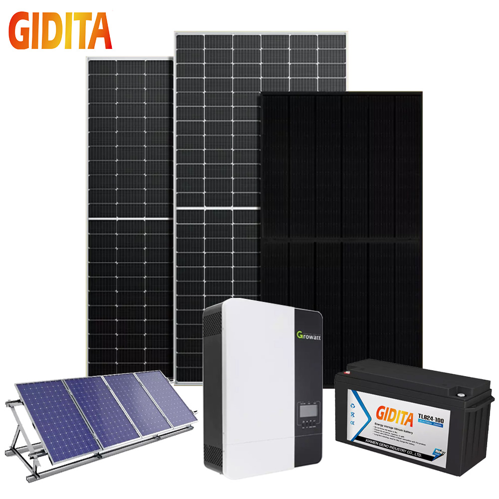 Off Grid 5000w Solar Panels Pv Power Energy 5kwp 5kw Solar System