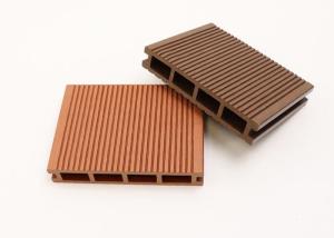 China Fireproof WPC Floor Decking Wood Grain Waterproof Outdoor Composite wholesale