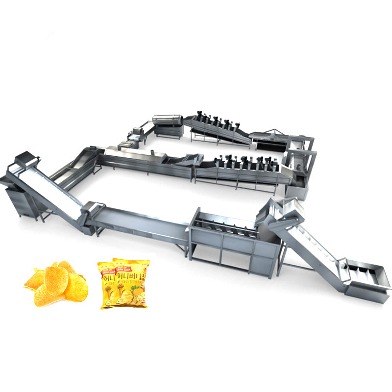 French Fries Size 7-20mm Frozen Fries Production Line with High Quality Material