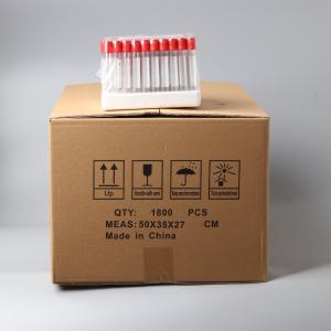 China Clot Activator Vacuum Blood Test Tube for Serum Collection 13*100mm Size wholesale