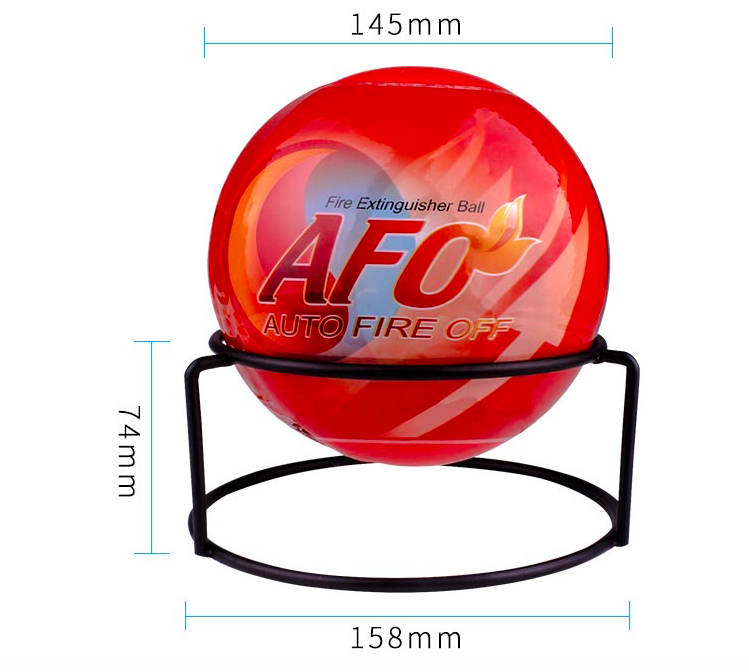 Dry powder fireball extinguisher 1.3kg, with CE certificate, a variety of sizes to choose from