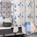 Waterproof Kitchen Decoration PVC Self Adhesive Wallpaper Tiles Decorative Film