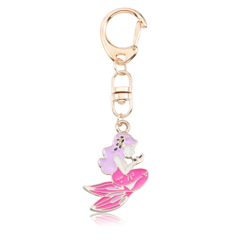 Metal Watermelon Key Chain 15cm x 6.5cm x 1.6cm Silk screen printing